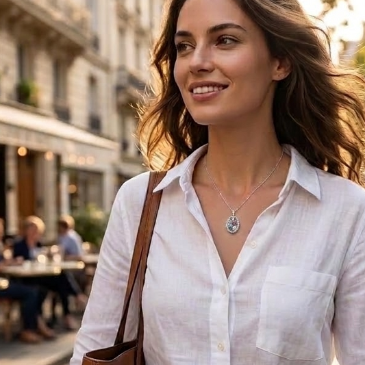 My Garden|晨露花園雙戴別針 + 項鍊