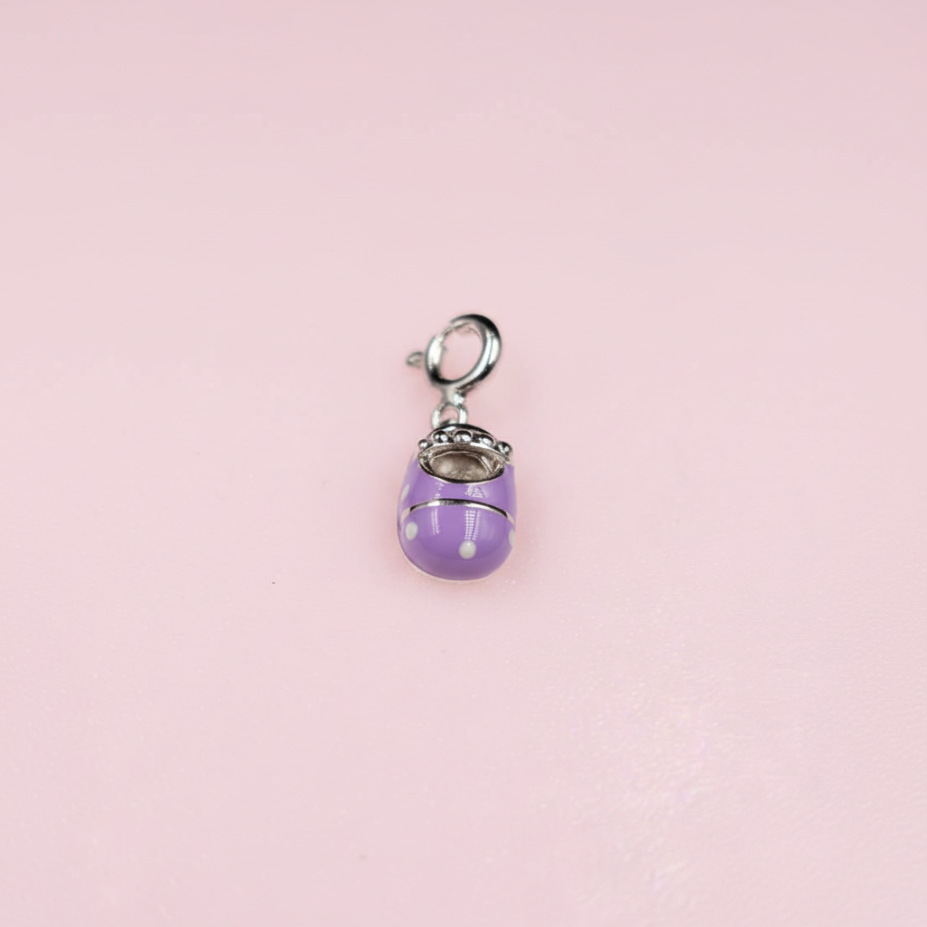 Purple charm - brighter with pink background